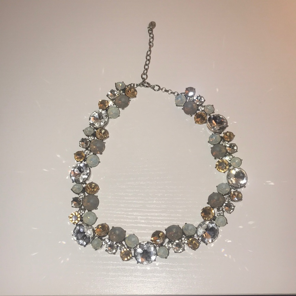 Loft Rhinestone Statement Necklace - image 1
